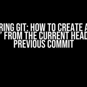 Mastering Git: How to Create a “True Merge” from the Current HEAD into a Previous Commit