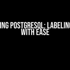 Mastering PostgreSQL: Labeling Weeks with Ease